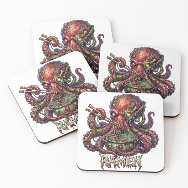 Artikelvorschau, Oktopus isst Ramen entworfen und verkauft von SignalStatic.