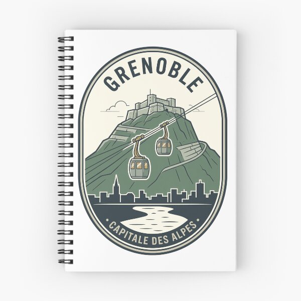 Item preview, Grenoble France Bastille Cable Car Vintage Badge designed and sold by k3rstman1.