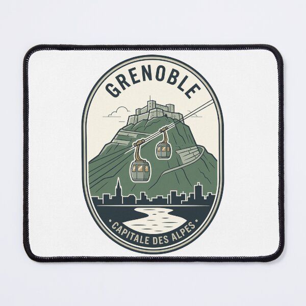 Item preview, Grenoble France Bastille Cable Car Vintage Badge designed and sold by k3rstman1.