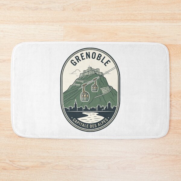 Item preview, Grenoble France Bastille Cable Car Vintage Badge designed and sold by k3rstman1.