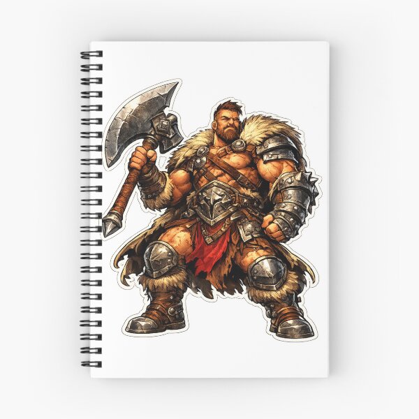 Item preview, Barbarian Axe Warrior designed and sold by photoparadise22.
