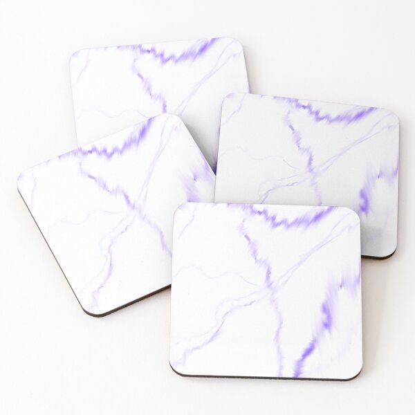 Item preview, White & Purple Marble Luxury | Minimalist Elegant Pattern designed and sold by FelicePatterns.