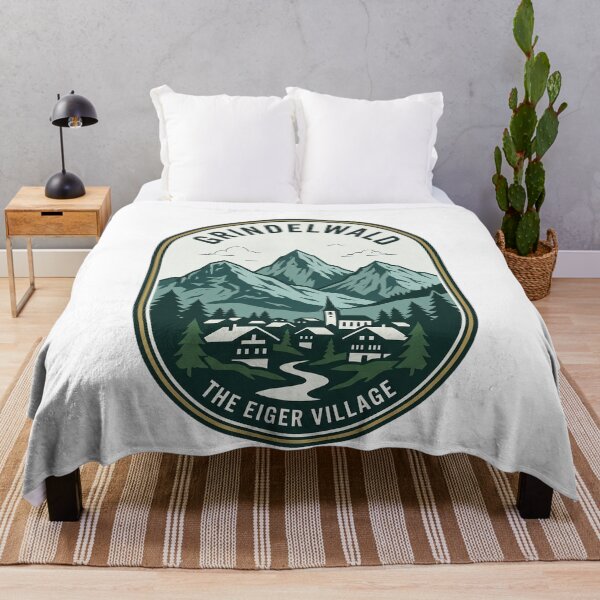 Item preview, Grindelwald Switzerland Eiger Village Vintage Travel Badge designed and sold by k3rstman1.