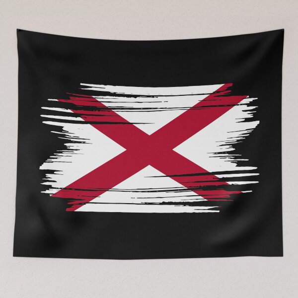 Item preview, Distressed Alabama State Flag AL designed and sold by shitpostee.