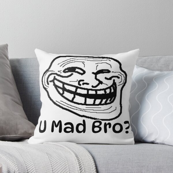 Item preview, Trollface U mad Bro? designed and sold by LauBRShop.