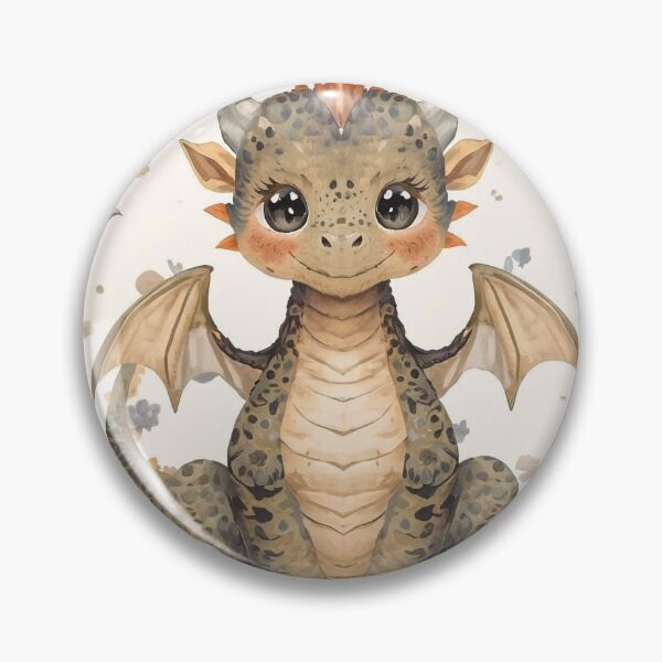 Item preview, Ancient Hatchling — Realistic Baby Dragon Watercolor Repeat Pattern designed and sold by Mripa.