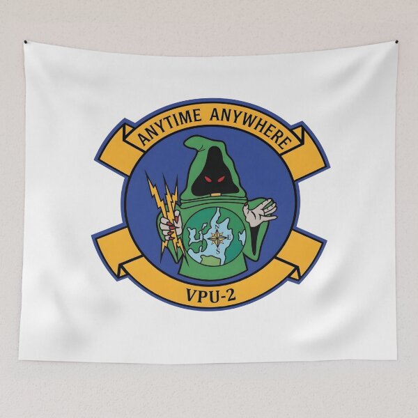 Item preview, US Navy VPU-2 "Wizards" Anytime Anywhere Insignia designed and sold by CharlieDesings.