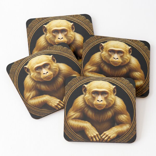 Item preview,   Golden Monkey Portrait designed and sold by Phitwhim.