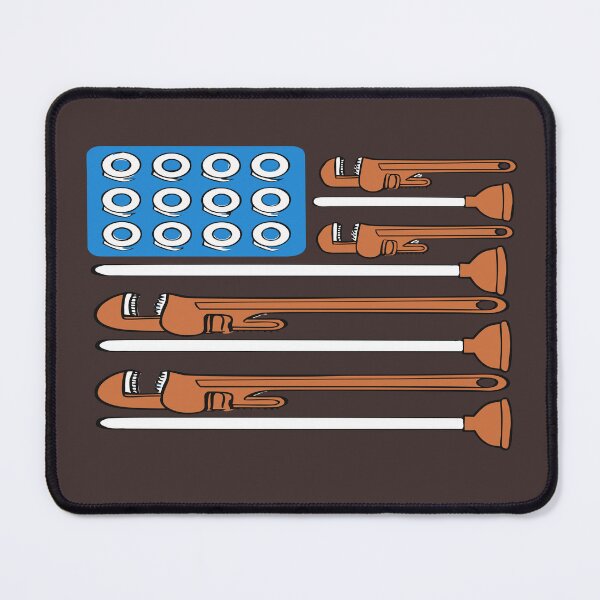 Item preview, Plumber American Flag Pipe Wrench 4th of July Plumbing designed and sold by Colorfulman.