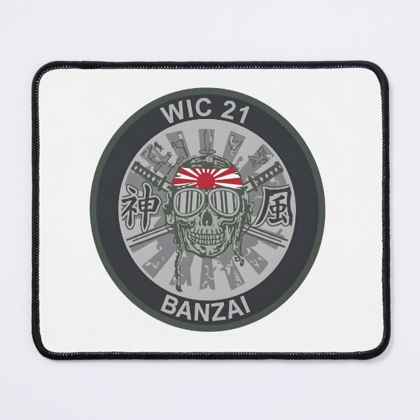 Item preview, Weapons Instructor Course 2021 "Banzai" Exercise Insignia designed and sold by CharlieDesings.