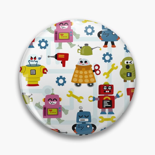 Item preview, Vintage Robots designed and sold by Sonia Pascual Izquierdo.