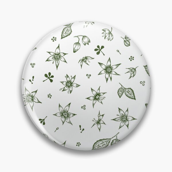 Item preview, Vintage 70's Inspired Floral Pattern - Green designed and sold by Hide&Quill.