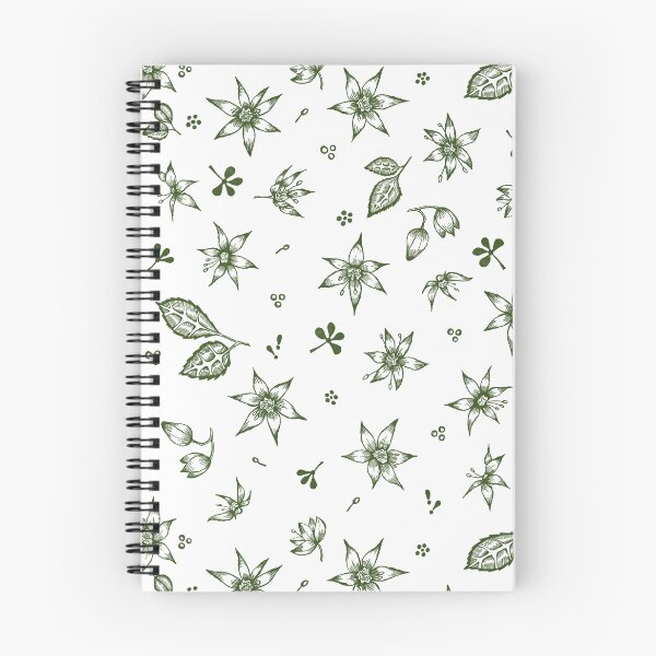 Item preview, Vintage 70's Inspired Floral Pattern - Green designed and sold by Hide&Quill.