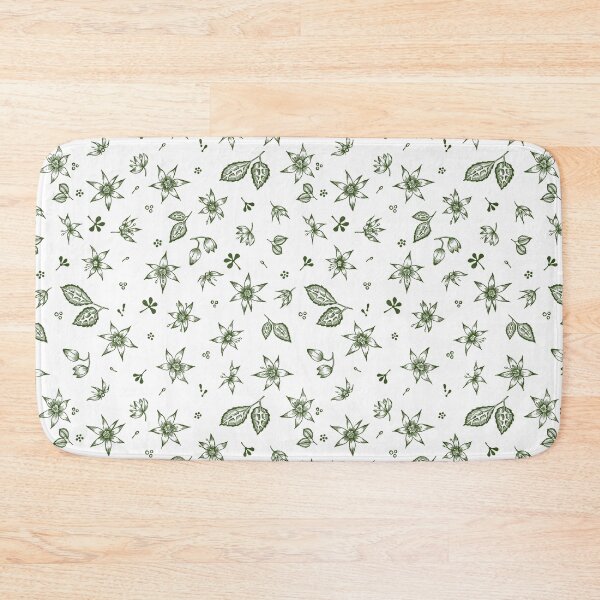 Item preview, Vintage 70's Inspired Floral Pattern - Green designed and sold by Hide&Quill.