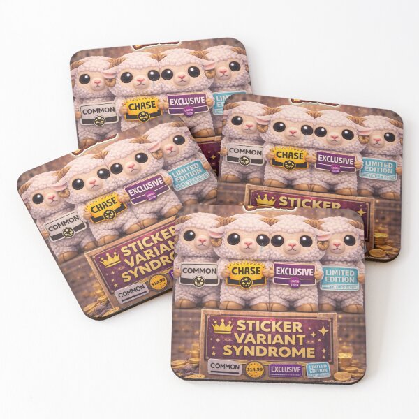 Item preview, Sticker Variant Syndrome Sheep | Funko Flock Parody designed and sold by Thpoar.