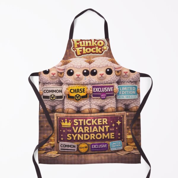 Item preview, Sticker Variant Syndrome Sheep | Funko Flock Parody designed and sold by Thpoar.