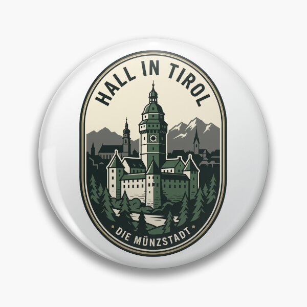 Item preview, Vintage Hall in Tirol Austria Alpine Badge designed and sold by k3rstman1.