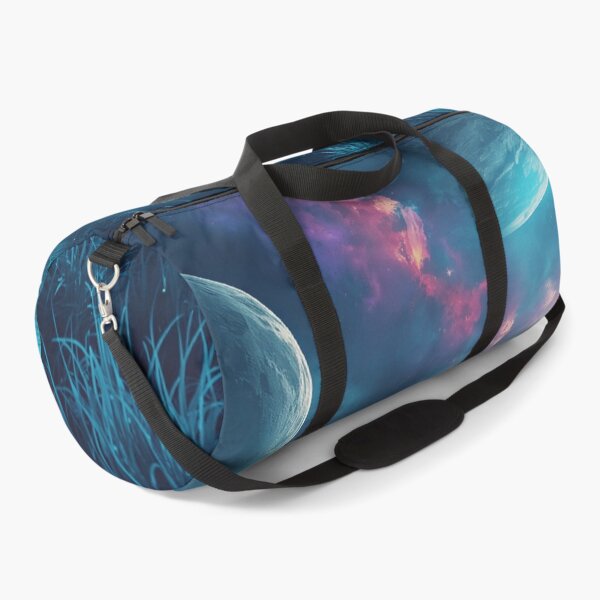 Item preview, Alien Fantasy Plains with Floating Rocks and Nebula Moon Horizon designed and sold by Luminous Wilds.