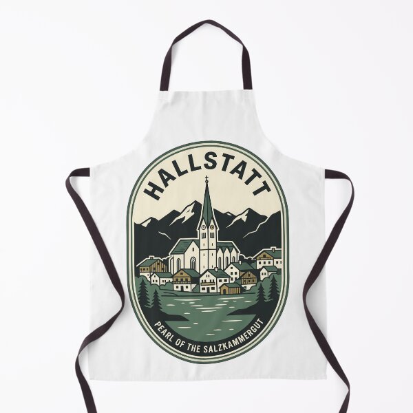 Item preview, Vintage Hallstatt Austria Alpine Village Lake Badge designed and sold by k3rstman1.