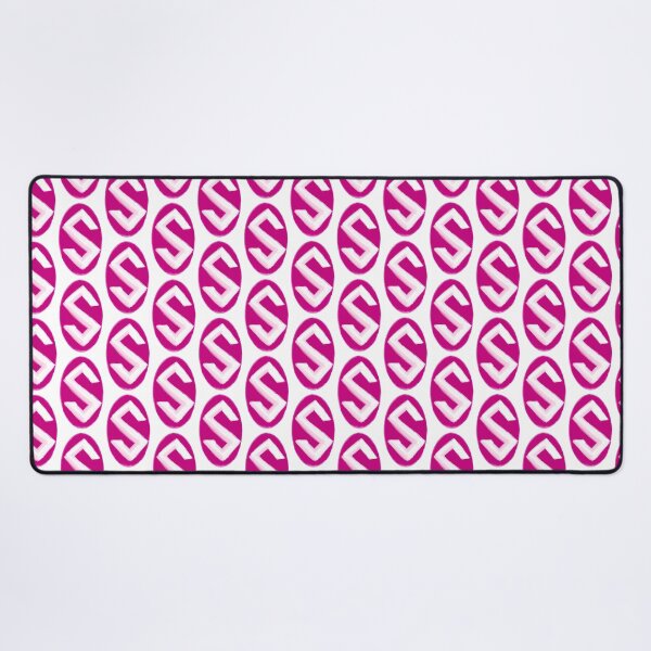 Item preview, Cute vintage initial of alphabet S in pink designed and sold by Shukasya-Arts.