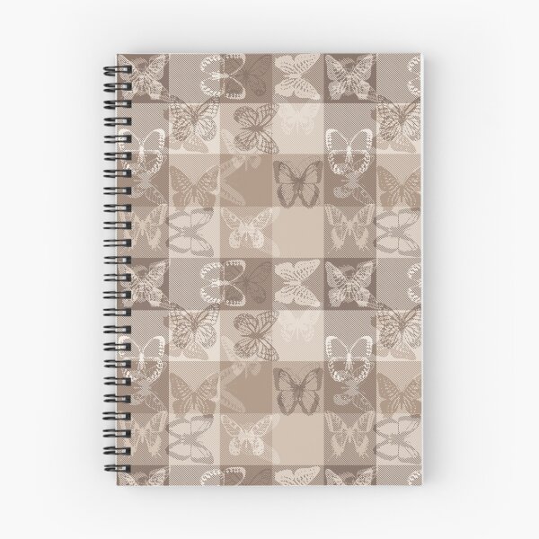 Item preview,  Neutral Colour Palette Butterfly Gingham  designed and sold by PatternTitan.