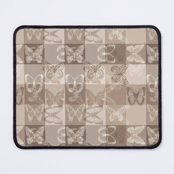 Item preview,  Neutral Colour Palette Butterfly Gingham  designed and sold by PatternTitan.