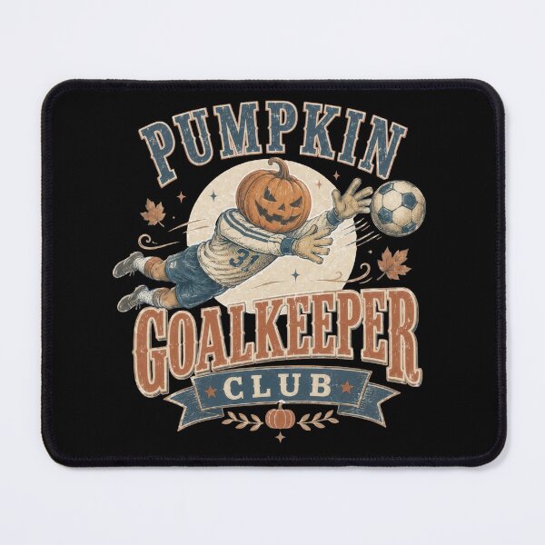 Item preview, Pumpkin Goalkeeper Club Halloween Soccer designed and sold by VikArt7.
