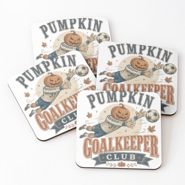 Item preview, Pumpkin Goalkeeper Club Halloween Soccer designed and sold by VikArt7.