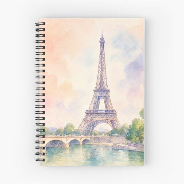 Item preview, Watercolor Eiffel Tower Paris Travel Art Design designed and sold by MindWind.