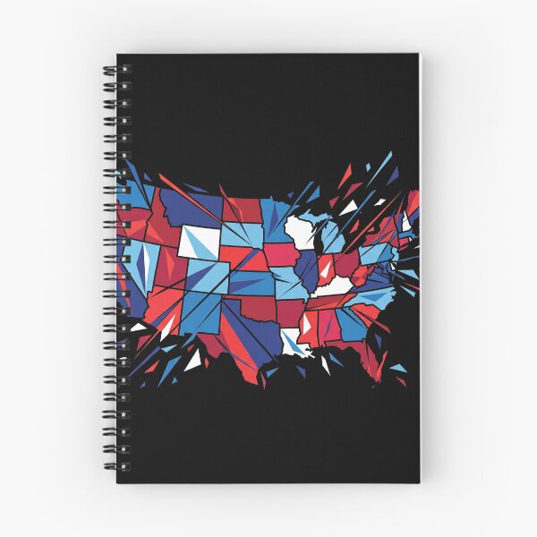 Item preview, Abstract Geometric Shattered USA Map designed and sold by TeNovaStudio.
