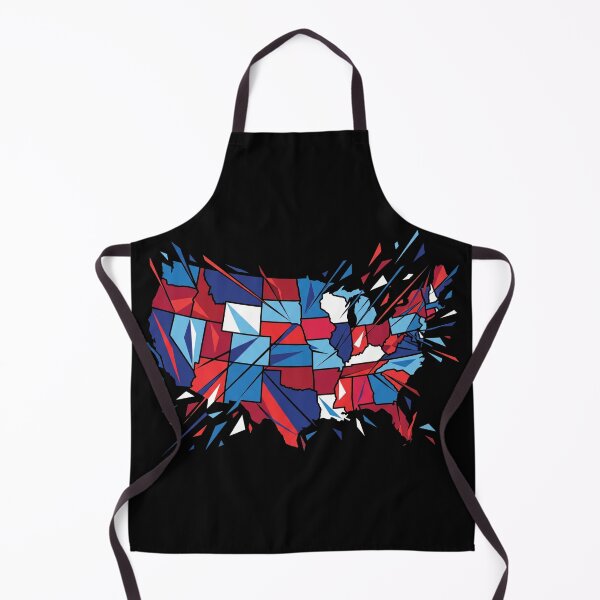 Item preview, Abstract Geometric Shattered USA Map designed and sold by TeNovaStudio.