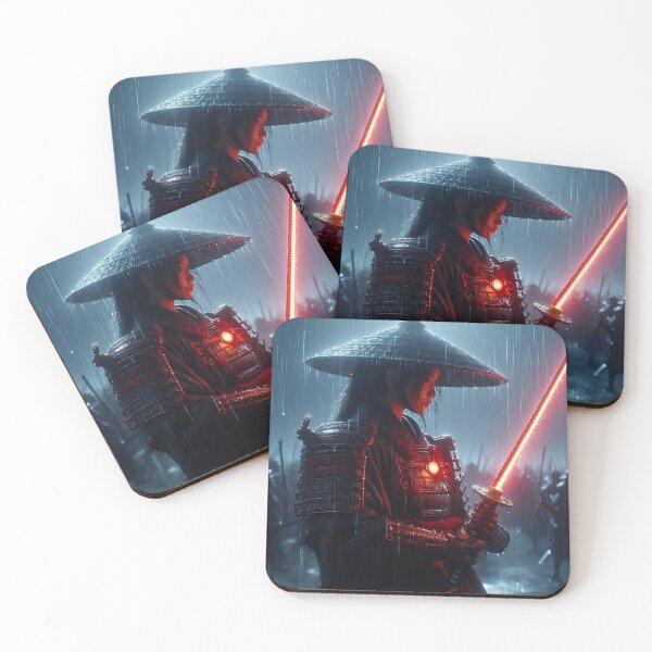 Item preview, Crimson Woman Samurai designed and sold by GalleryBrisArt.
