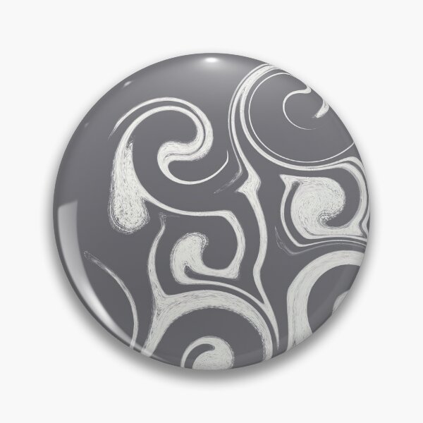 Item preview, Abstract Gray Swirls - Minimalist Liquid Marble and Fluid Wave Pattern designed and sold by CaramelCo.