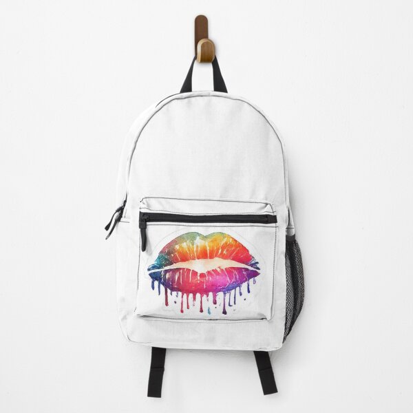 Item preview, Rainbow Watercolor Dripping Lips Pop Art designed and sold by Northline Creative.