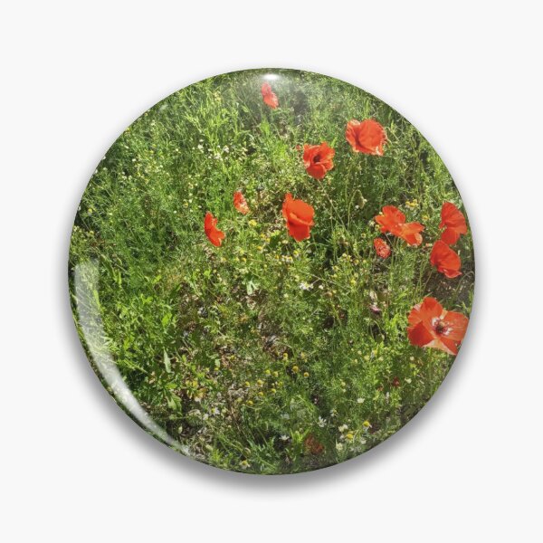Item preview, Wild Red Poppies in Summer Meadow designed and sold by PhuongVoArt.