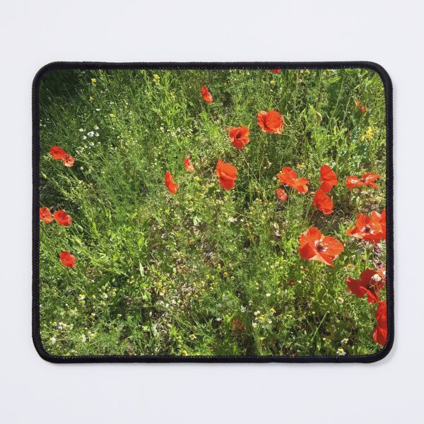 Item preview, Wild Red Poppies in Summer Meadow designed and sold by PhuongVoArt.