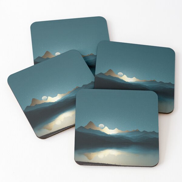 Item preview, Mountain Lakes at Midnight  designed and sold by InnerByJonas.