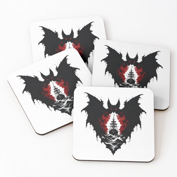 Item preview, Dracula Demeter Vampire Bat Stormy Sea Horror Graphic designed and sold by Fenay Designs.