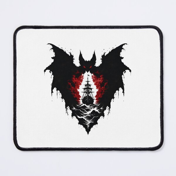 Item preview, Dracula Demeter Vampire Bat Stormy Sea Horror Graphic designed and sold by Fenay Designs.