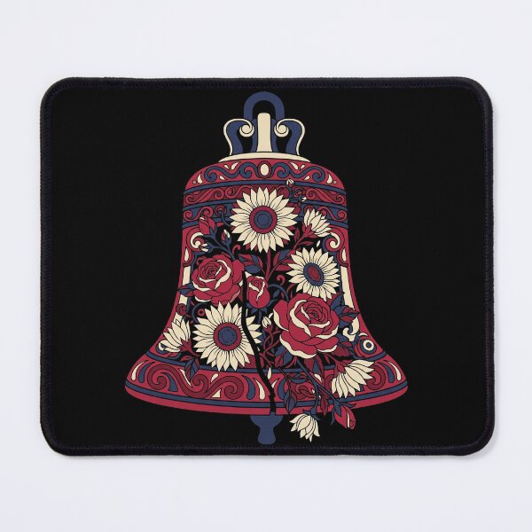 Item preview, Floral Liberty Bell Patriotic Americana designed and sold by TeNovaStudio.