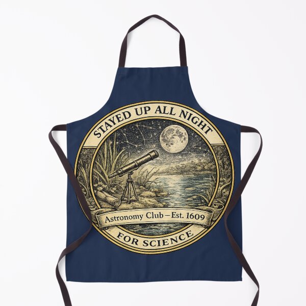 Item preview, Stayed Up All Night for Science Astronomy Club 1609 designed and sold by CalmCapy Co.