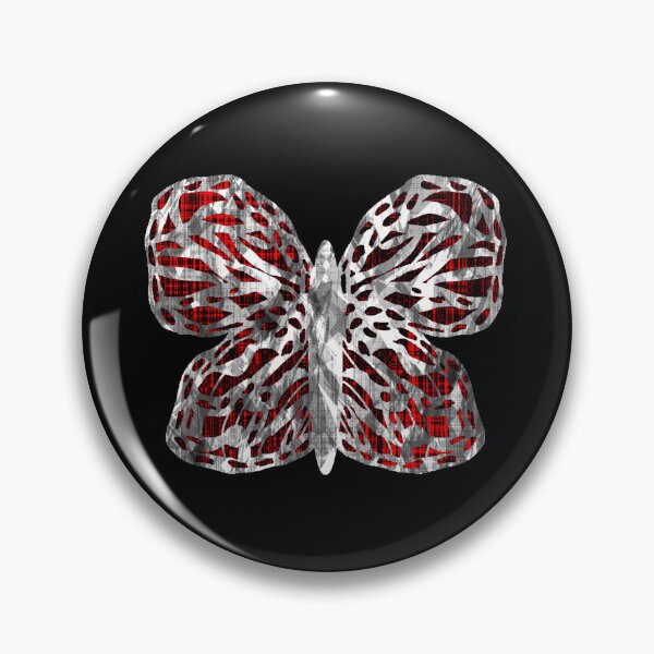 Item preview, Red and Grey Butterfly designed and sold by benhurpontes.