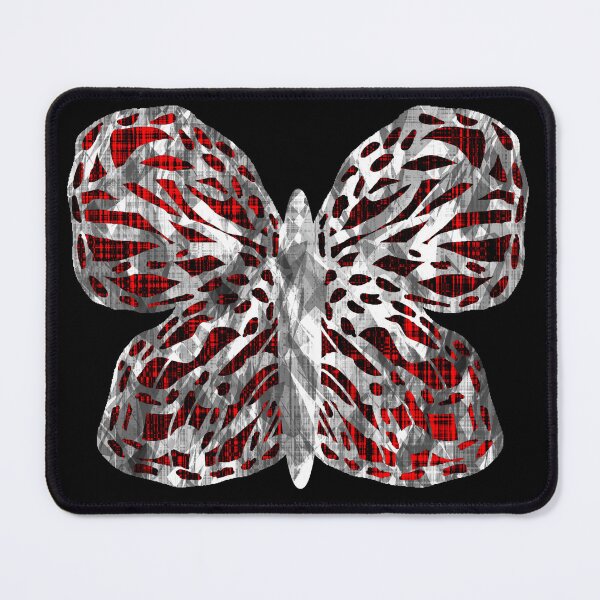 Item preview, Red and Grey Butterfly designed and sold by benhurpontes.