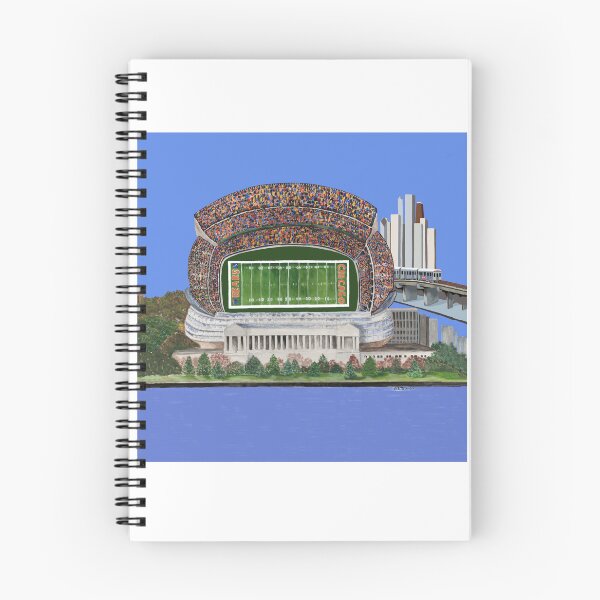 Item preview, Sport Team Stadium Art, Chicago Football, Illinois Football, Football Stadium Art designed and sold by GalleryTrio.