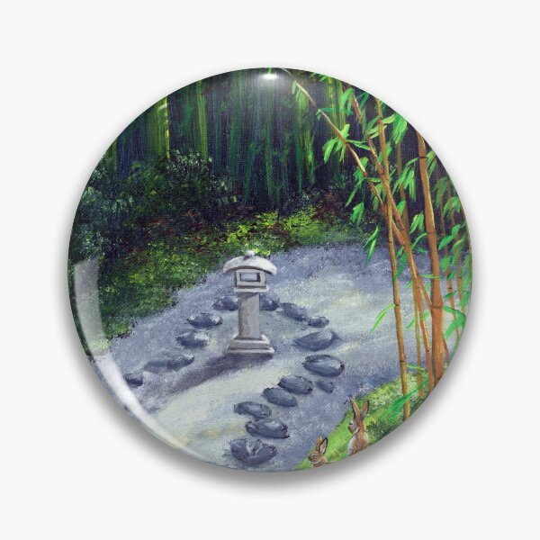 Item preview, Shinto Lantern in Spring designed and sold by BreezyZen.