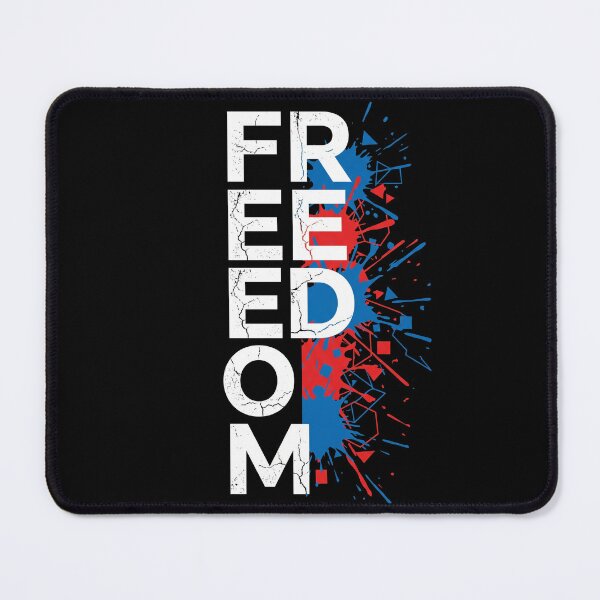 Item preview, Abstract Splatter Freedom Patriotic Typography designed and sold by TeNovaStudio.