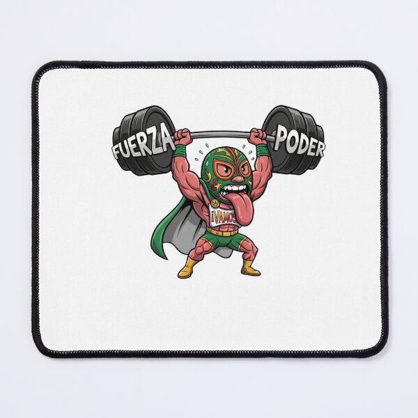 Item preview, Spanish tongue gym wrestling workout word weights Vamos funny gift designed and sold by language-des.