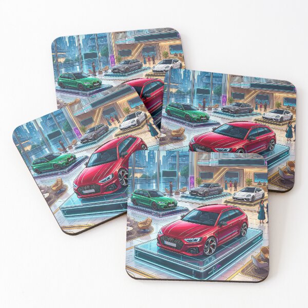 Item preview, Luxury Performance Wagons Inside Futuristic Cyber Showroom designed and sold by RevUpDesign.