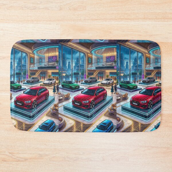 Item preview, Luxury Performance Wagons Inside Futuristic Cyber Showroom designed and sold by RevUpDesign.