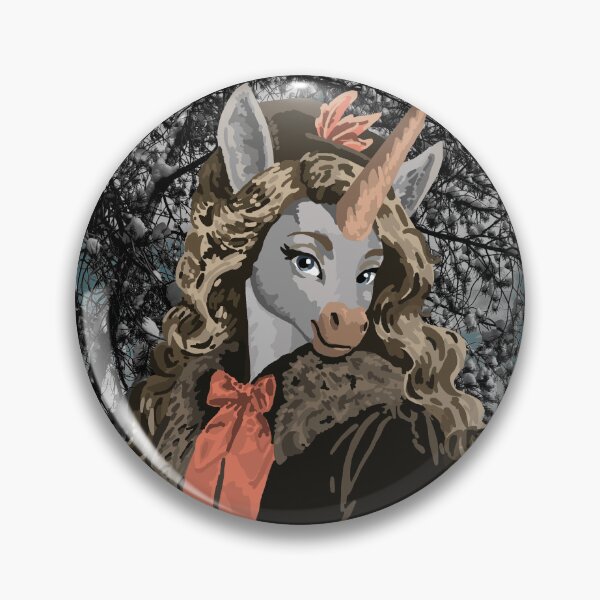 Item preview, 1880 Fur Coat Unicorn Woman designed and sold by KlakkDrawsStuff.